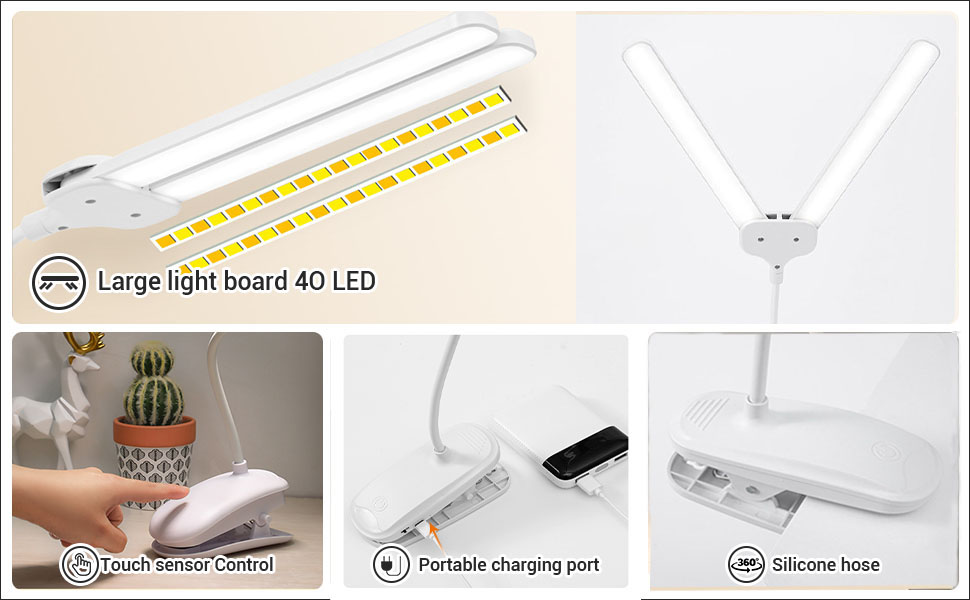 Desk lamp LED Desk lamp Battery operated lamp Table lamp Led lamp Desk lamps