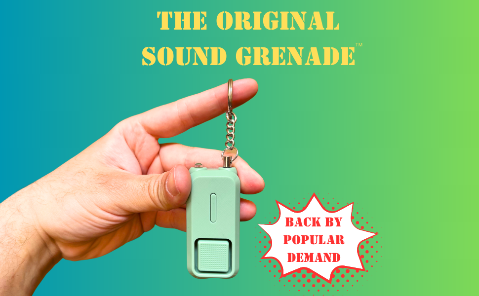 Sound Grenade by BASU® 130dB All Ages, Use in Any Emergency