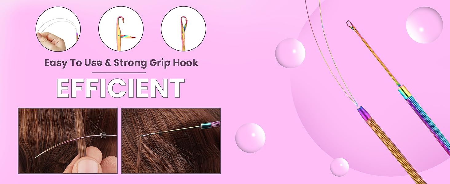pullikng hook needle tool beads device