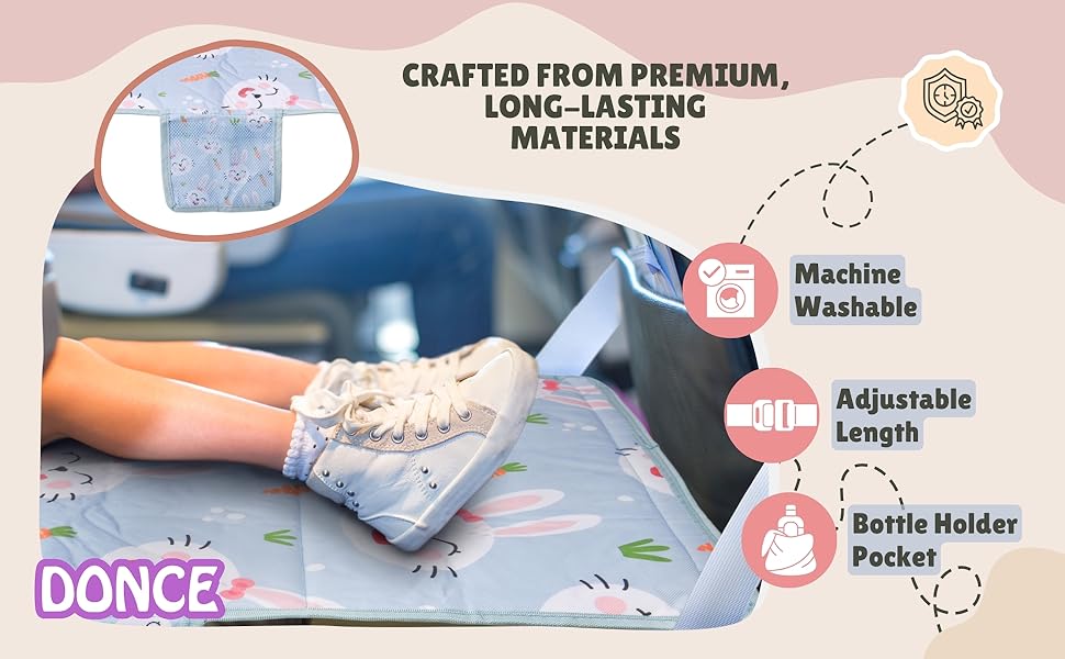 This airplane bed for toddlers is weighing only 0.53 lb,measuring 8.7*6.7 inches when compressed