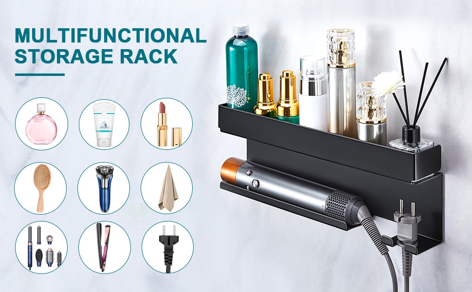 Hair Tool Organizer Wall Mount