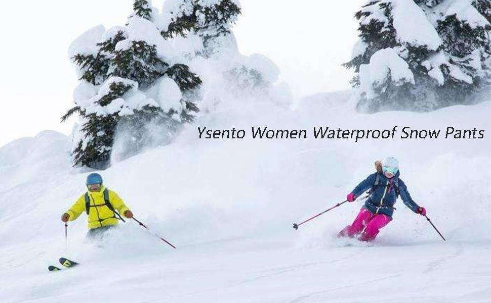 women skiing pants