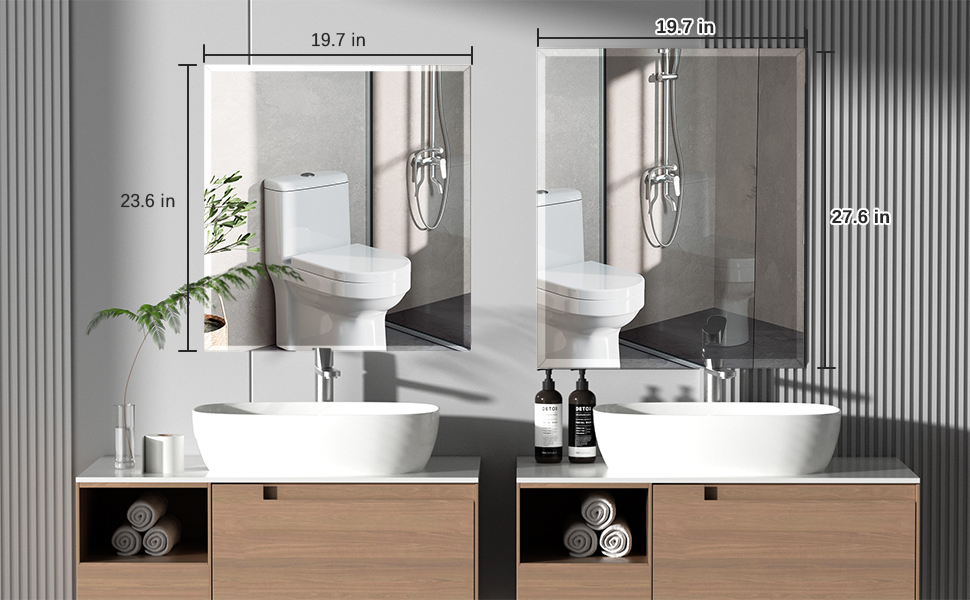 bathroom mirror