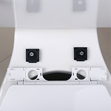 "Quick-Releasing" technology of the toilet seat makes it an easy peasy for toilet cleaning.