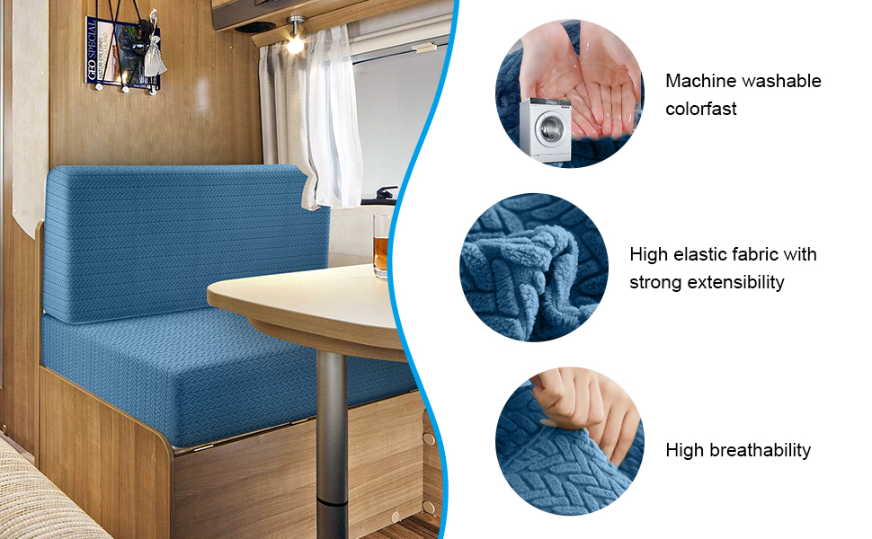 RV Sofa Cushion CoversElastic Camper Cushion