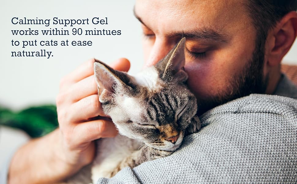 Pet MD Calming Support Gel for Cats Cat Anxiety Relief Anti Stress