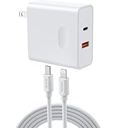 BLAVOR USB C Wall Charger, 20W Dual Port Fast Charger, Type C Charger Fast Charging Plug Adapter ...