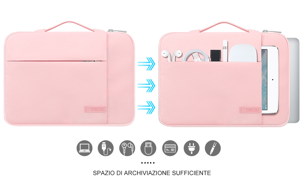 custodia per laptop borsa per computer notebookprotective business antiurto impermeabile