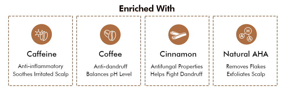 mCaffeine Cappuccino Coffee Shampoo