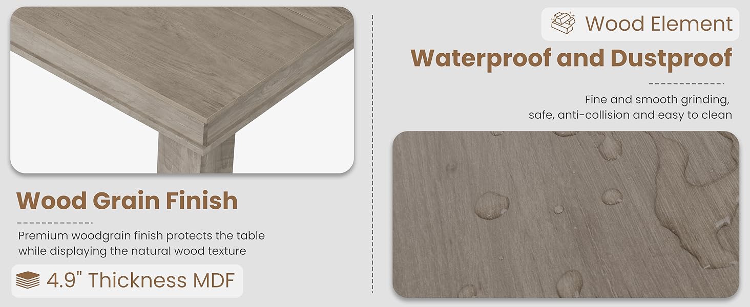 71 IN DINING TABLE