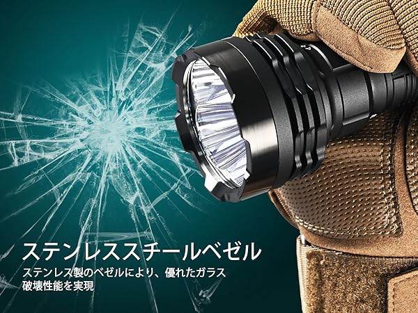 Amazon.co.jp: クアッドコア戦術LED懐中電灯 ACEBEAM Defender
