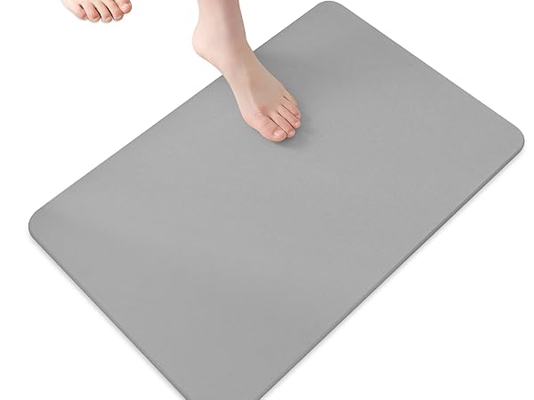 浴室用マット 速乾 吸水 珪藻土マット 50*80cm グレー) 浴室用マット 速乾 吸水 珪藻土マット 50*80cm グレー0 浴室用マット