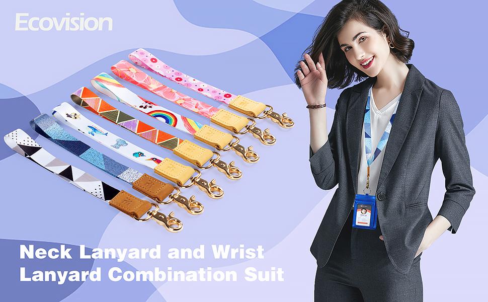 Ecovision Neck Lanyard and Wrist Lanyard Combination Suit