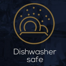 4 Square Engraved Glass Set 8 Dishwasher Safe Icon