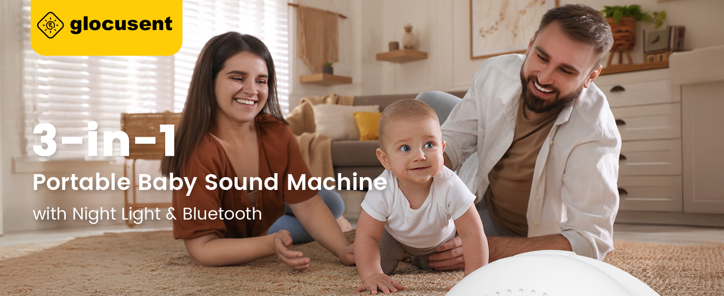 3-in-1 Portable Baby sound Machine