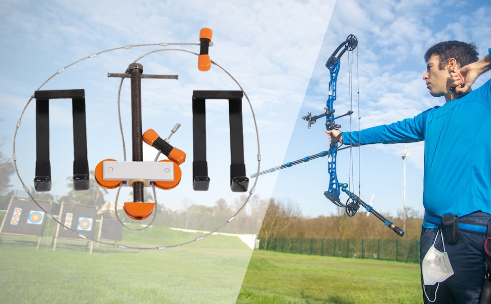 TOPARCHERY Archery Bow Press and Compound Bow Quad Limb