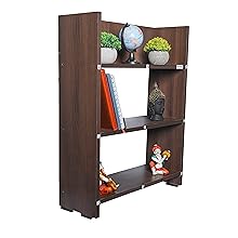 SBF Furniture Engineered Wood Bookcase Set of 3 Shelves Books Storage Organizer for Kids