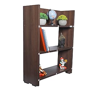 SBF Furniture Engineered Wood Bookcase Set of 3 Shelves Books Storage Organizer for Kids
