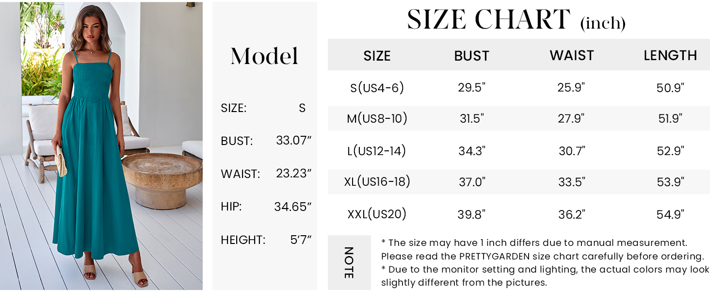 PRETTYGARDEN Maxi Dresses for Women