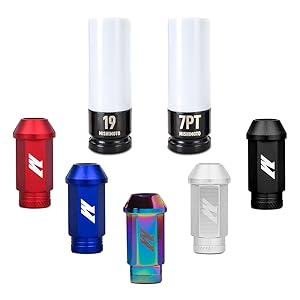 みしゅ Mishimoto Aluminum Locking Lug Nuts M12x1.25 20pc Set Blue