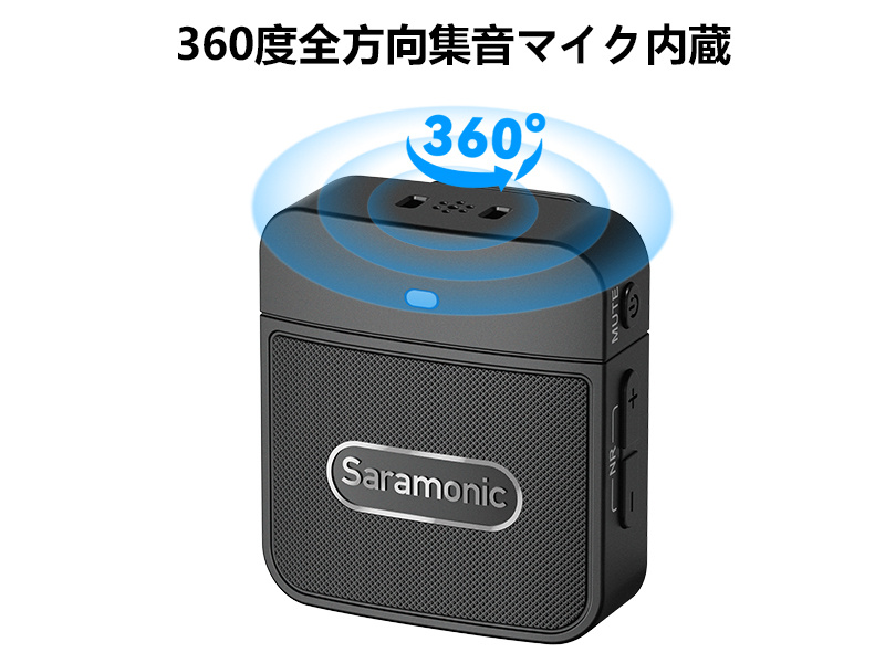 Amazon.co.jp: Saramonic BLINK100 B5 ワイヤレスマイク ピンマイク