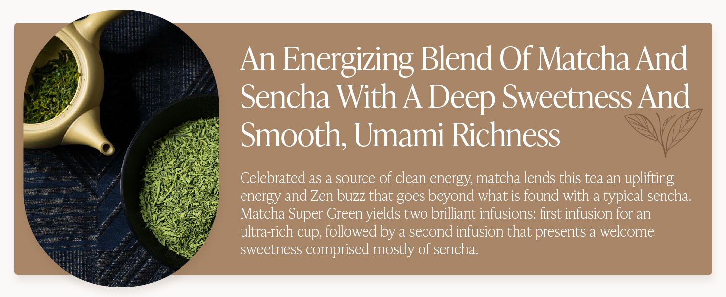 matcha super green japanese sencha loose leaf tea bags tea sampler gift set box 