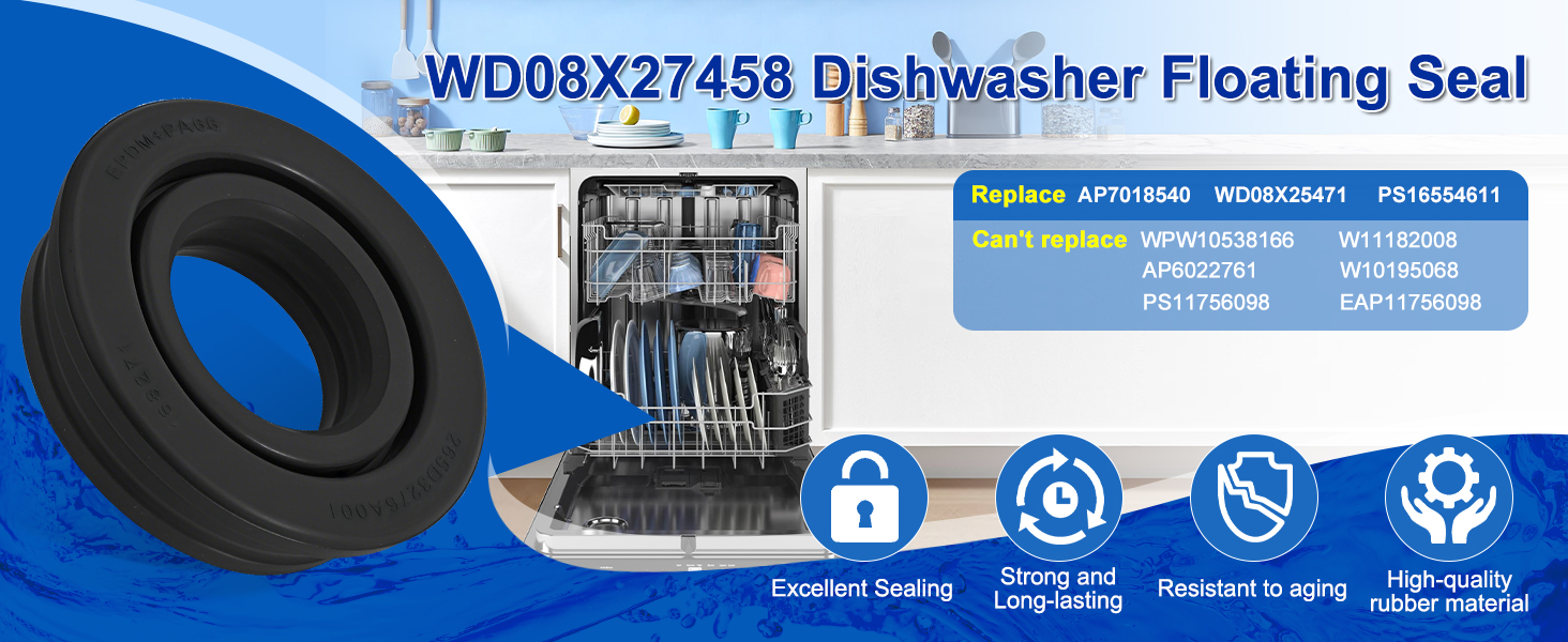WD08X27458 Dishwasher Floating Seal