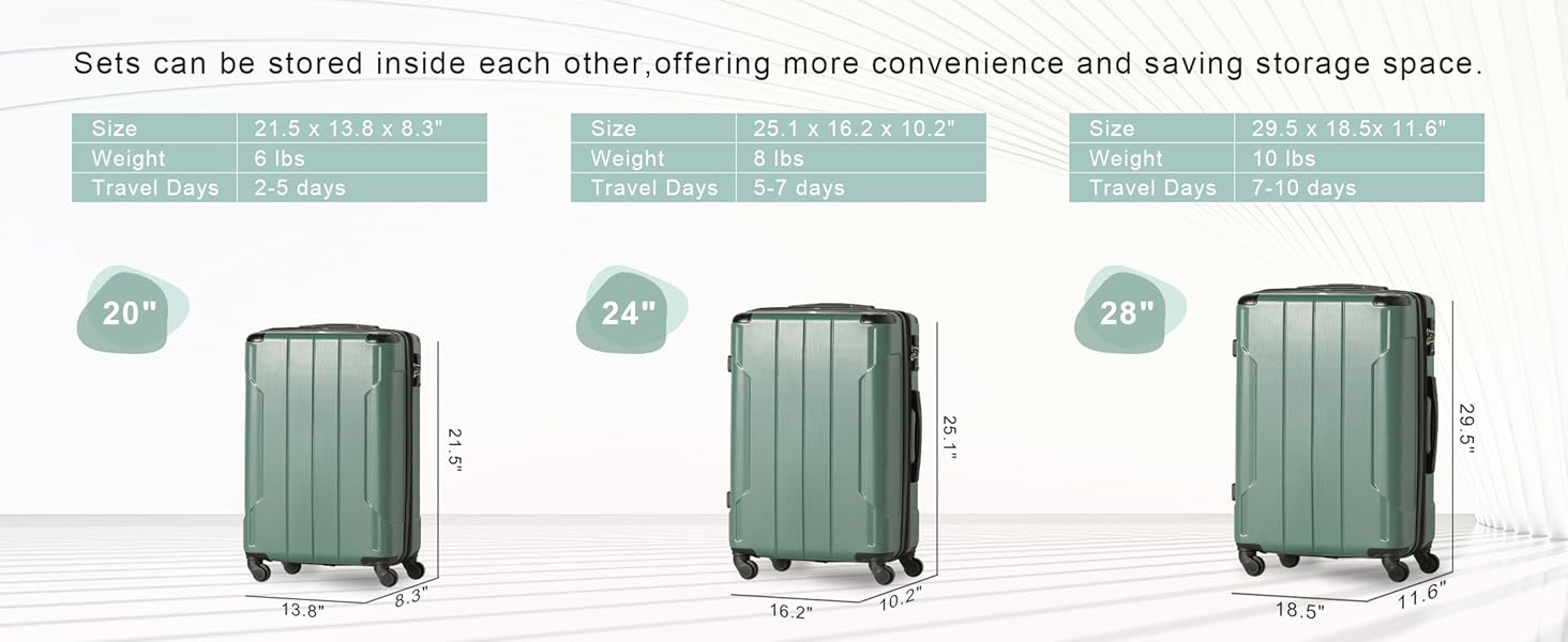 28Inch checked luggage