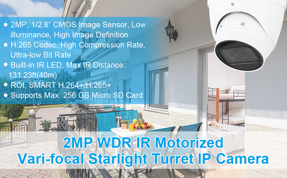 IPC-T3241T-ZAS 2MP IR Vari-focal Eyeball WizSense Network Camera