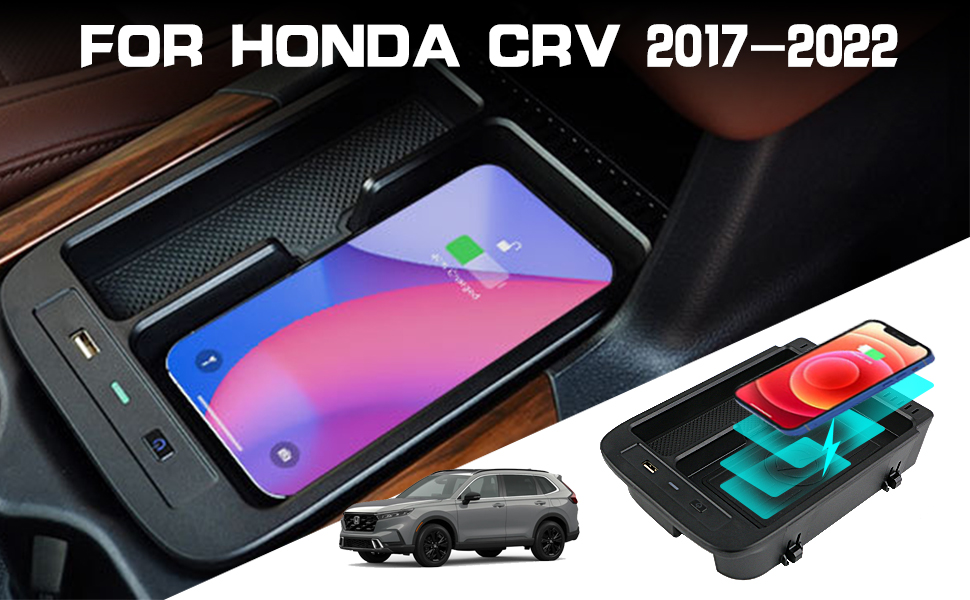PACEWALKER Wireless Phone Charger for Honda CRV 20172022