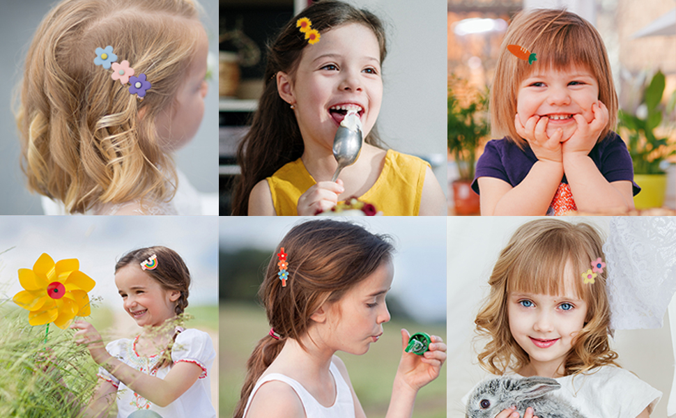 baby clips and hair accessories