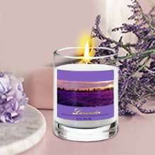 Lavendel Geurkaars