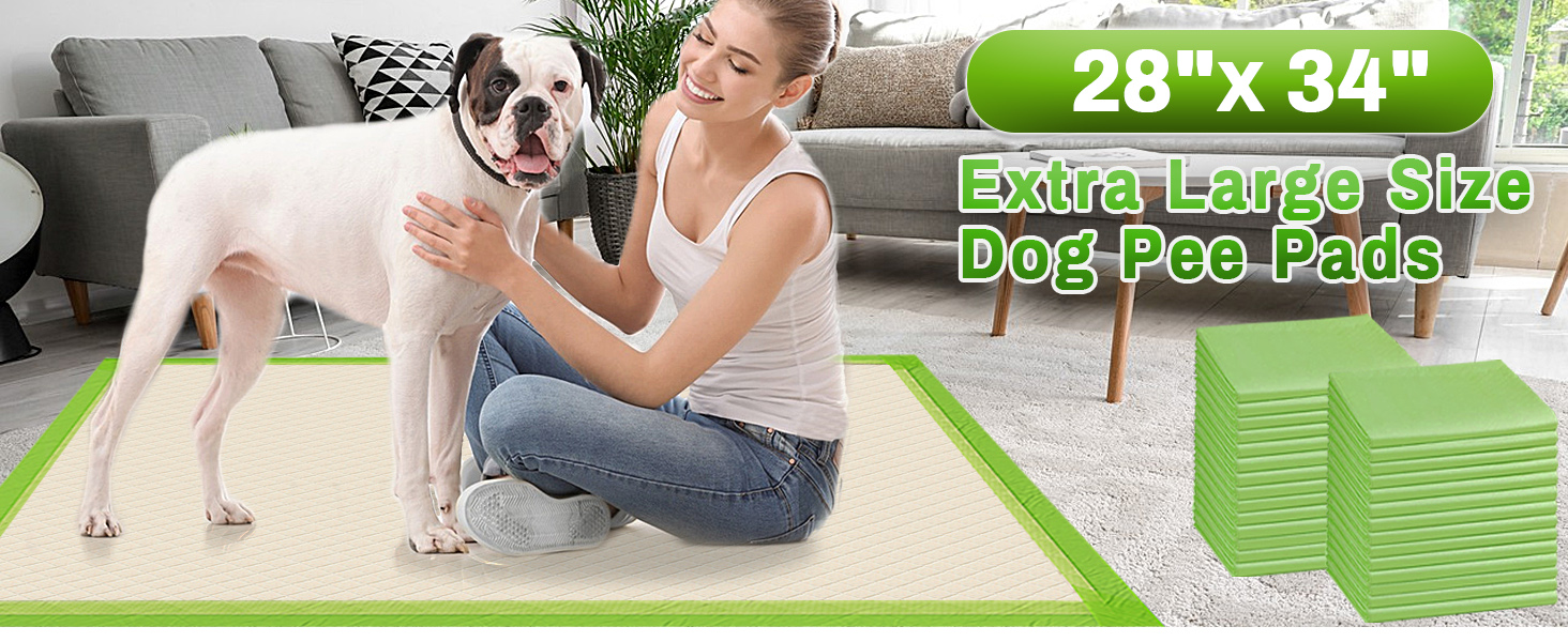 Gardner Pet Pee Pads for Dogs Extra Large 28"x34", XL