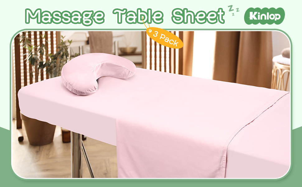3 Pack Microfiber Massage Table Sheet Set of 3 Pcs 3