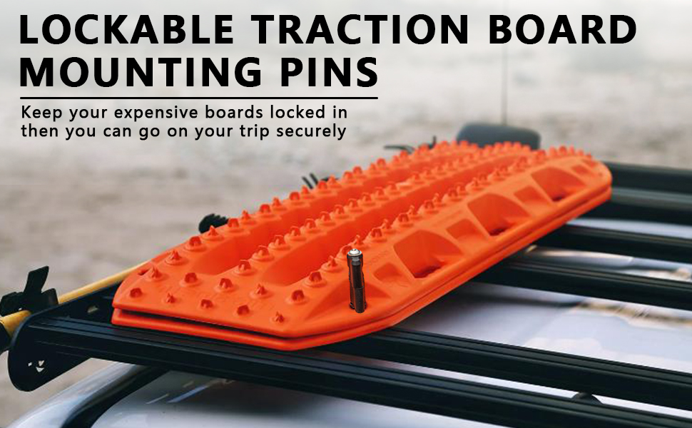 Mounting Pins Fit for MaxTrax MKII Recovery/Traction Boards