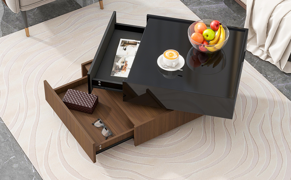Amazon.com: LZ LEISURE ZONE 360° Rotating Coffee Table