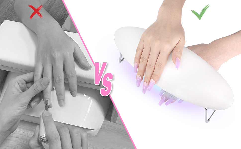 Nail Arm Rest Manicure Lamp 02