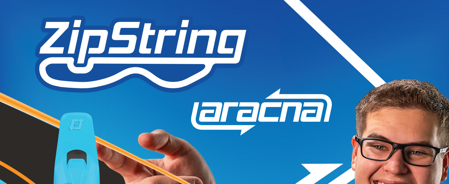 aracna spider man web shooter zipstring string glow in the dark