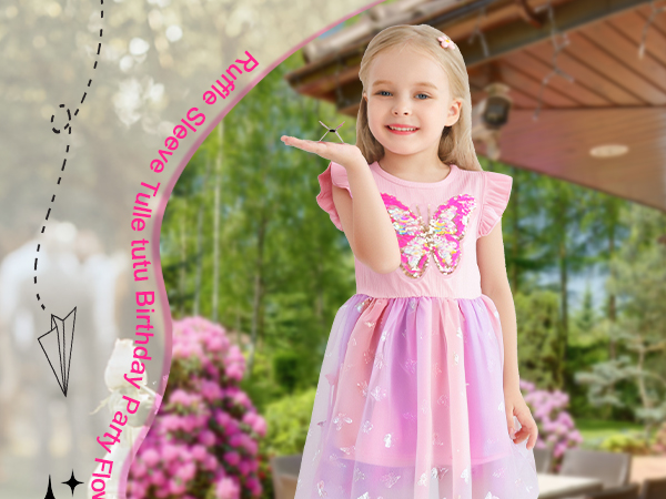 Amazon.com: Toddler Tutu Dress Girls Pink Sequin Flower