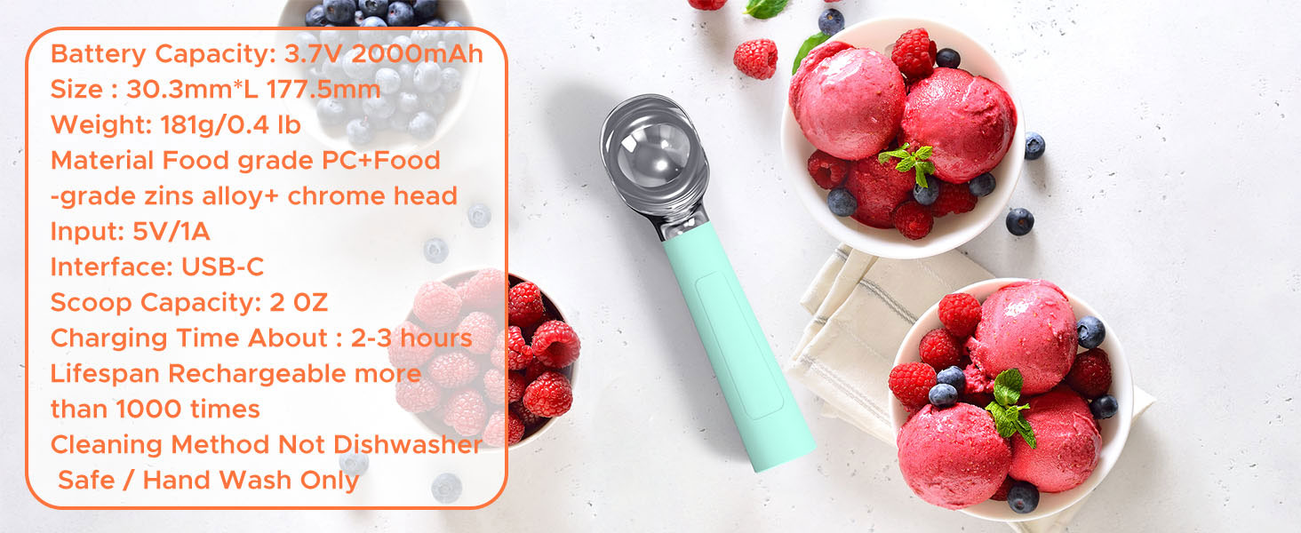 electric ice cream scoop