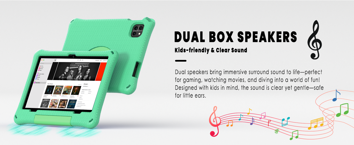 kids tablet with speakers