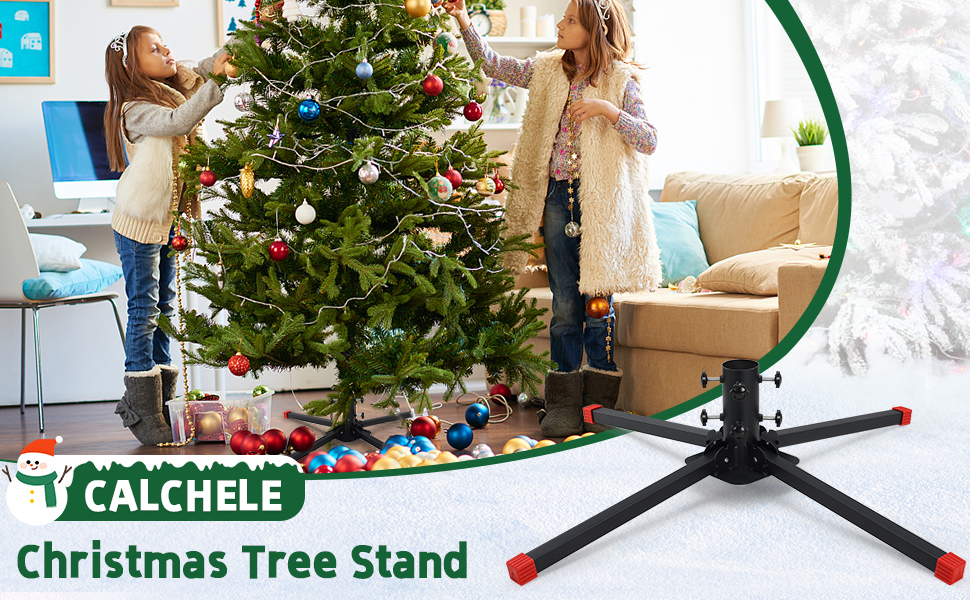 CALCHELE Christmas Tree Stand, Foldable Christmas Tree Base