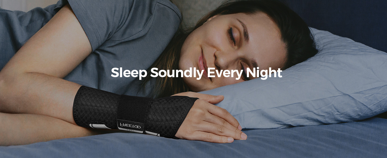 FREETOO Carpal Tunnel Wrist Brace Pro, SinglePull Wrist Support for