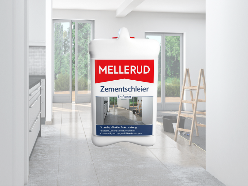 MELLERUD Zementschleier Entferner | 1 x 2,5 l | Effizientes Reinigungsmittel gegen ...