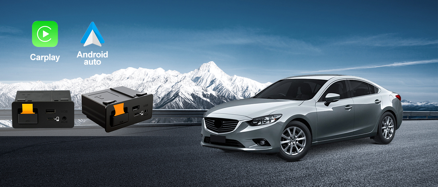 TypeC Mazda Apple CarPlay & Android Auto HUB OEM USB
