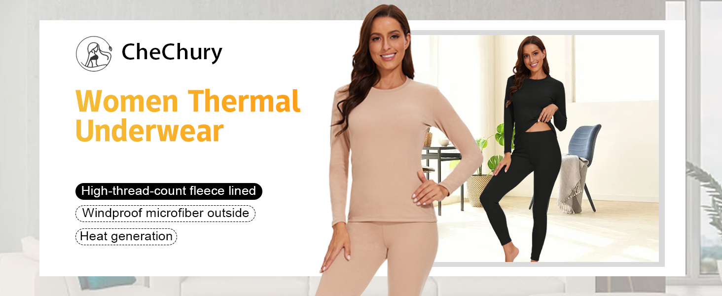women Thermal Underwear Set