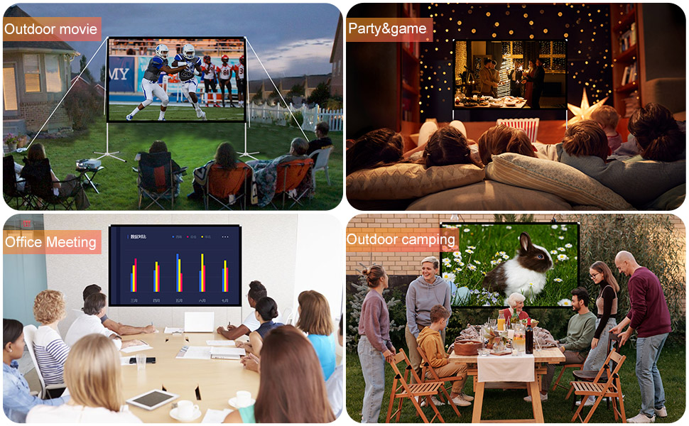 Projector Screen with Stand