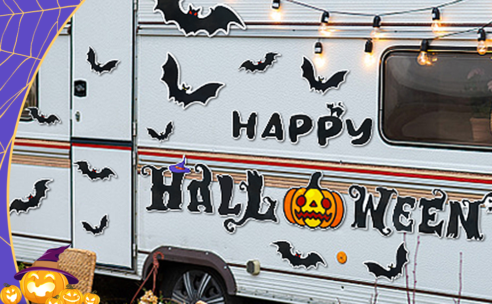 24Pcs 8.6In Garage Door Halloween Decorations