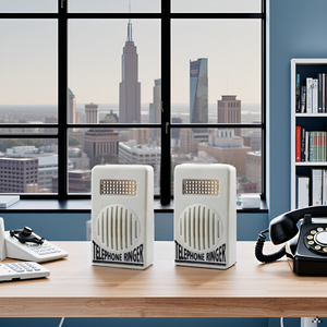 A sleek, modern desk with the product placed neatly alongside a laptop and office supplies.