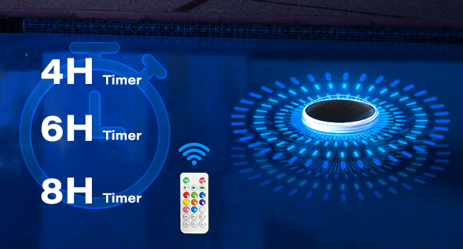 solar floating pool lights